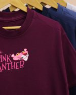 تیشرت شلوار بگ استایل پلنگ صورتی - Image 23