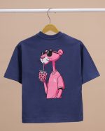 تیشرت شلوار بگ استایل پلنگ صورتی - Image 11