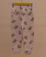 بلوز شلوار تمام چاپ خرس لباس راه راه - Image 16