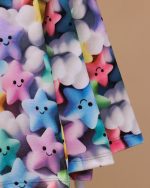 بلوز شلوار مخمل نانو 5 بعدی ستاره family - Image 5