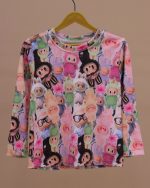 بلوز شلوار مخمل نانو 5 بعدی عروسک لبوبو family - Image 10