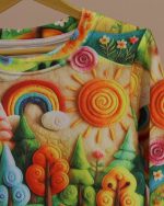 بلوز شلوار مخمل نانو 5 بعدی روباه family - Image 7