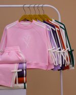 کراپ شلوار آستین رگلان قلب - Image 24