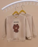 بلوز بگ استایل brown - Image 8