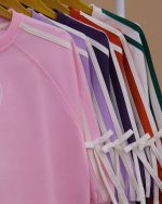 کراپ شلوار آستین رگلان قلب - Image 21