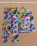 بلوز شلوار مخمل نانو 5 بعدی ستاره family - Image 10