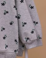 بلوز شلوار تمام چاپ گل شبدر - Image 6