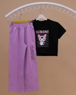 کراپ شلوار دخترانه  Kuromi