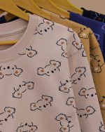 بلوز شلوار کوالا تمام چاپ - Image 21