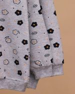 بلوز شلوار دخترانه تمام چاپ گل - Image 6