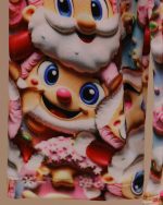 بلوز شلوار مخمل نانو 5 بعدی بابانوئل  family - Image 4