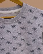 بلوز شلوار تمام چاپ گربه و کاموا - Image 8