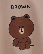 بلوز بگ استایل brown - Image 11