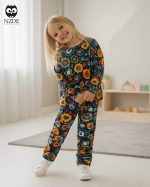 بلوز شلوار مخمل نانو 5 بعدی گل گلی family