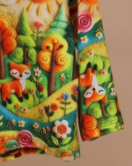 بلوز شلوار مخمل نانو 5 بعدی روباه family - Image 8