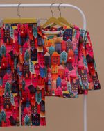 بلوز شلوار مخمل نانو 5 بعدی Home family - Image 6