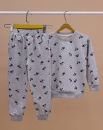 بلوز شلوار تمام چاپ گل شبدر - Image 12