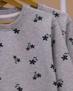 بلوز شلوار تمام چاپ گل شبدر - Image 5