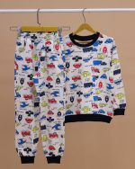 بلوز شلوار تمام چاپ Colored cars - Image 11