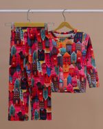 بلوز شلوار مخمل نانو 5 بعدی Home family - Image 10