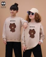بلوز بگ استایل brown