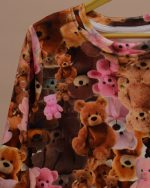 بلوز شلوار مخمل نانو 5 بعدی خرسک family - Image 7