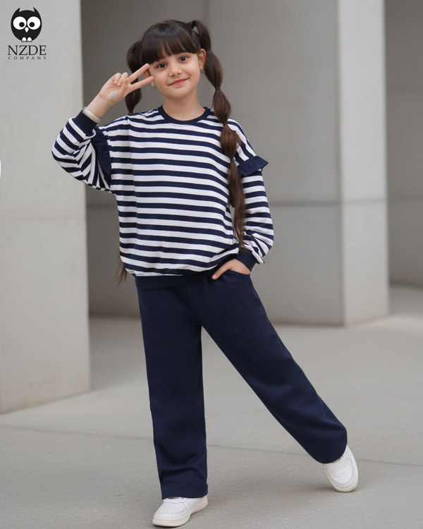 بلوز شلوار دخترانه رینگی - Image 1