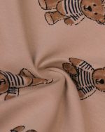 بلوز شلوار تمام چاپ خرس لباس راه راه - Image 7