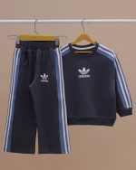 بلوز شلوار آستین رگلان  adidas jeans - Image 3