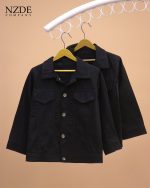 کت کتان Black - Image 3