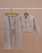 سویشرت کراپ و شلوار ست مادر دختری - Image 11