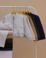 سویشرت کراپ و شلوار ست مادر دختری - Image 4