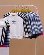 بلوز شلوار آستین رگلان  adidas jeans - Image 27