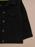 کت کتان Black - Image 7