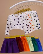 کراپ دامن دخترانه قلب - Image 9