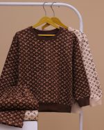 بلوز شلوار تمام چاپ LV - Image 15