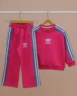 بلوز شلوار آستین رگلان  adidas jeans - Image 13