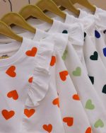 کراپ دامن دخترانه قلب - Image 10