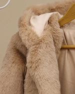 کت خز کلاه دار - Image 8