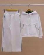 سویشرت کراپ و شلوار بگ Girls - Image 4