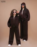 ست مادر دختری سویشرت شلوار اویشو - Image 4