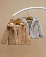 کت خز کلاه دار - Image 15