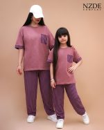تیشرت شلوار ست مادر دختری LINE