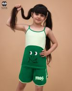 تاپ شلوارک دخترانه Frog
