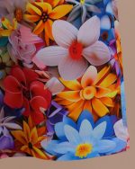 شلوار ست مادر دختری سه بعدی شکوفه های بهاری - تصویر 2