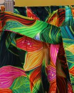 شلوار ست مادر دختری سه بعدی گل کیهانی - تصویر 8