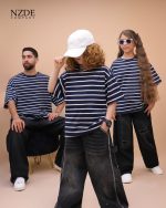 تیشرت بگ استایل ست خانوادگی Ringer tee
