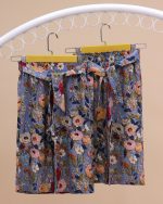 شلوار ست مادر دختری گل رز باغی - تصویر 5